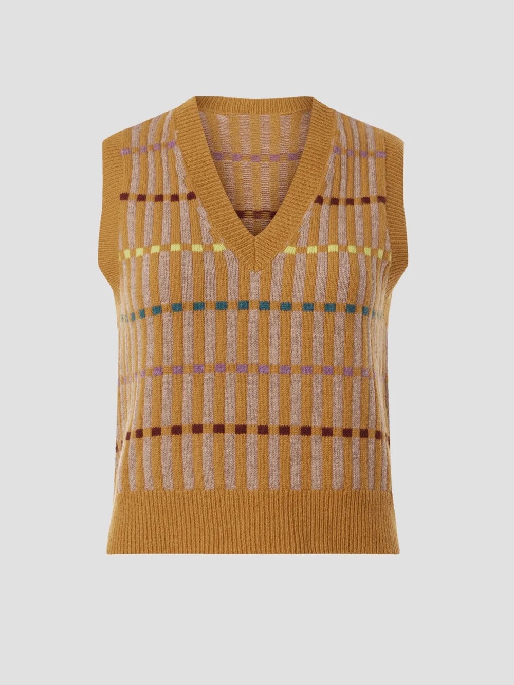 Madewell Mustard Wool Sweater Vest
